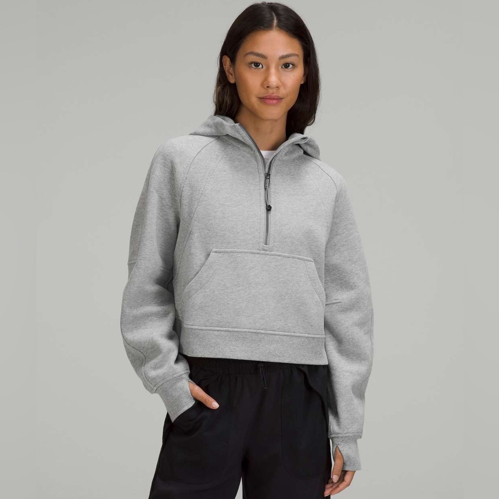 Lululemon Scuba Half Zip. Grey. XS/S